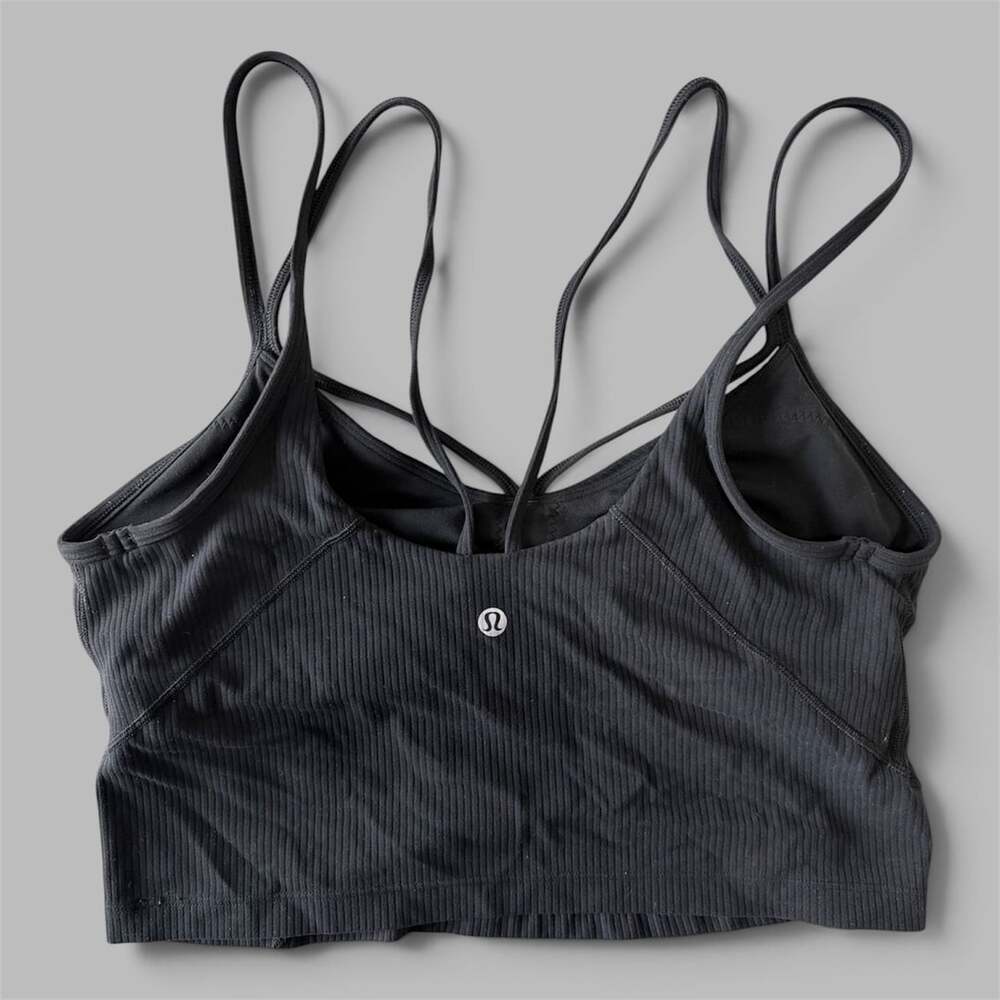 Lululemon Women’s Align Strappy Ribbed Tank Top Black Size 10